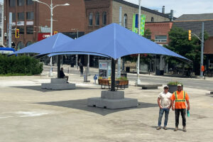 Learn how Sun Shade Co. transformed Waterloo Public Square with custom shade structures, enhancing comfort and usability.